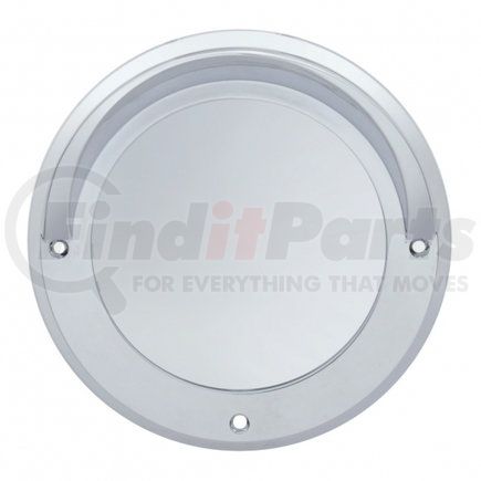 34075 by UNITED PACIFIC - Clearance Light Bezel - Mirror Bezel, 4", with Visor