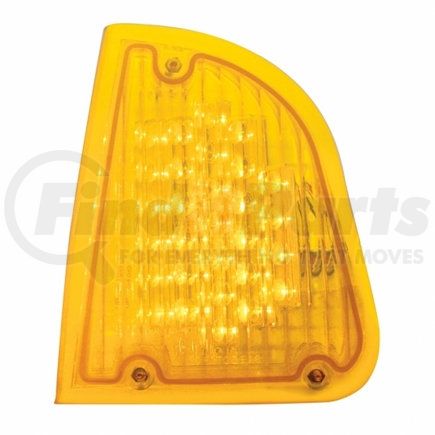39336 by UNITED PACIFIC - Turn Signal Light- LH, 29 LED, Amber LED/Amber Lens, for Kenworth