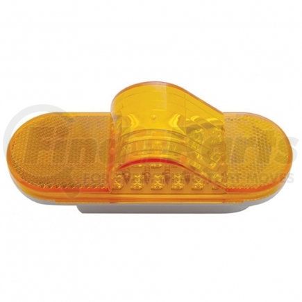 38920 by UNITED PACIFIC - Turn Signal Light - 18 LED Mid- Trailer, Amber LED/Amber Lens