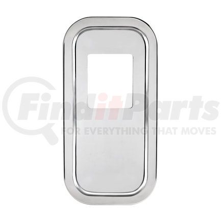 21730 by UNITED PACIFIC - Transmission Shift Lever Plate Base Cover - Stainless Steel, with Short Hood, for Peterbilt