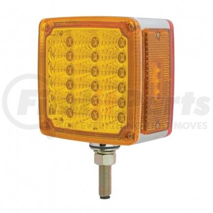39680 by UNITED PACIFIC - Turn Signal Light - Double Face, LH, 39 LED Reflector, Amber & Red LED/Lens, 1-Stud Mount