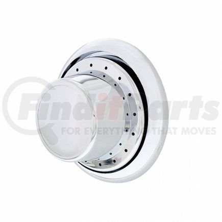 41772 by UNITED PACIFIC - Dash Knob - Dash Data Display Module Control Knob Set, Chrome, for Peterbilt