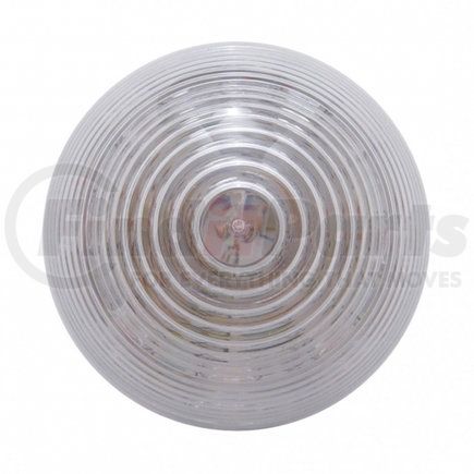 38367 by UNITED PACIFIC - Clearance/Marker Light - Red LED/Clear Lens, Beehive Design, 2", 9 LED