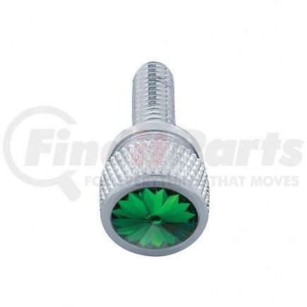 23810 by UNITED PACIFIC - Dash Panel Screw - Dash Screw, Short, with Green Diamond, for Kenworth