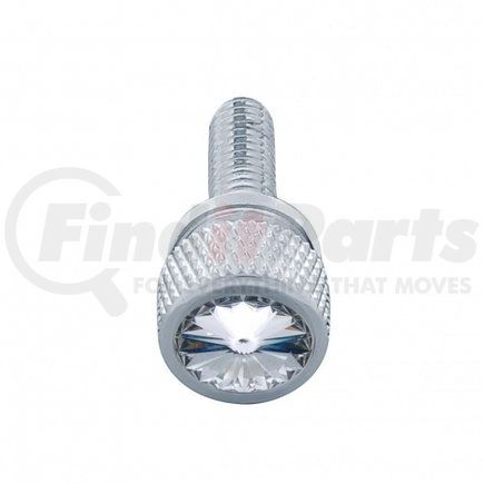 23813 by UNITED PACIFIC - Dash Panel Screw - Dash Screw, Short, with Clear Diamond, for Kenworth