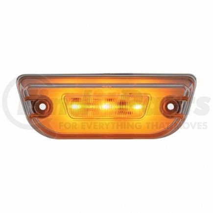 36892 by UNITED PACIFIC - Truck Cab Light - 11 LED Peterbilt 579 & Kenworth T680 "Glo", Amber LED/Clear Lens
