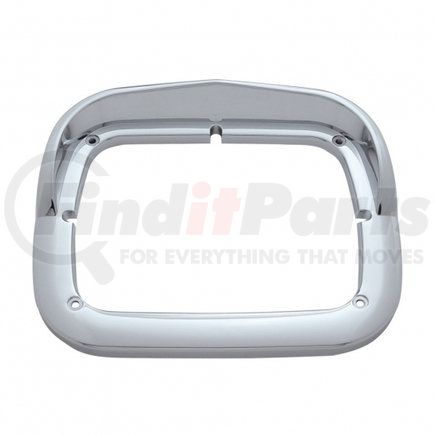 41113 by UNITED PACIFIC - Headlight Bezel - Single, with Visor