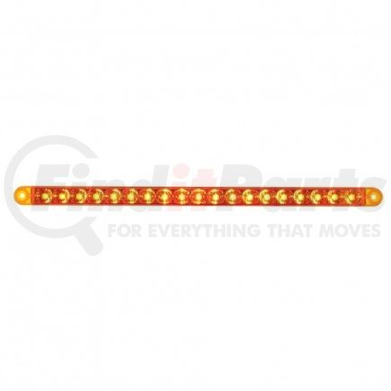 39773 by UNITED PACIFIC - Turn Signal Light - 12" Turn Signal Reflector Light Bar- Amber LED/Lens