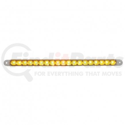 39775B by UNITED PACIFIC - Turn Signal Light - 19 LED 12" Reflector Turn Signal Light Bar, Amber LED/Clear Lens