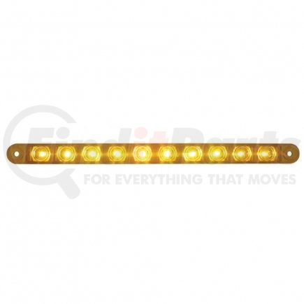 38942 by UNITED PACIFIC - Turn Signal Light - 10 LED 9" Turn Signal Light Bar, Amber LED/Amber Lens
