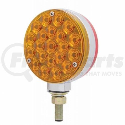38103 by UNITED PACIFIC - Double Face Turn Signal Light - 42 LED, Amber & Red LED/Amber & Red Lens