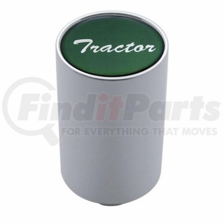 23726 by UNITED PACIFIC - Air Brake Valve Control Knob - "Tractor" 3", Green Glossy Sticker