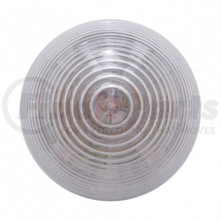 38367B by UNITED PACIFIC - Clearance/Marker Light - Red LED/Clear Lens, Beehive Design, 2", 9 LED