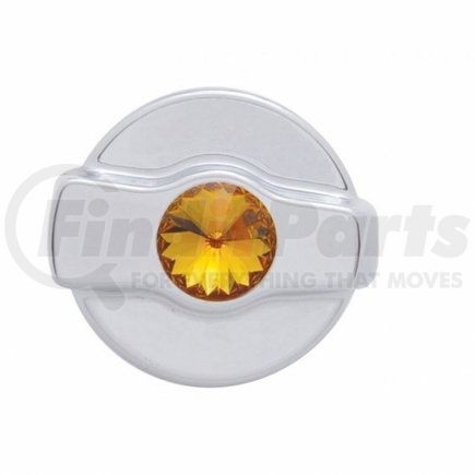 41301 by UNITED PACIFIC - Windshield Wiper Control Knob - Wiper Dial Knob, with Amber Diamond, for Kenworth