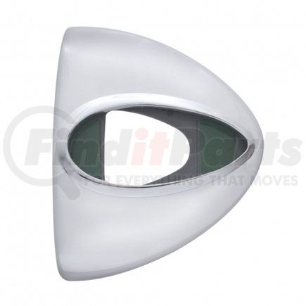 30433 by UNITED PACIFIC - Headlight Cover - Headlight Turn Signal Light Cover, with Teardrop Light Cut-Out, for Peterbilt