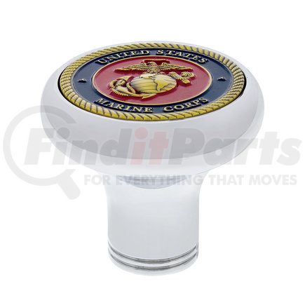 22963 by UNITED PACIFIC - Air Brake Valve Control Knob - Deluxe Military Medallion, Marine
