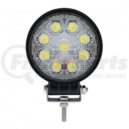 36617 by UNITED PACIFIC - Spotlight - Vehicle Mounted, 9 High Power LED, 4.5" Round, "Competition Series"