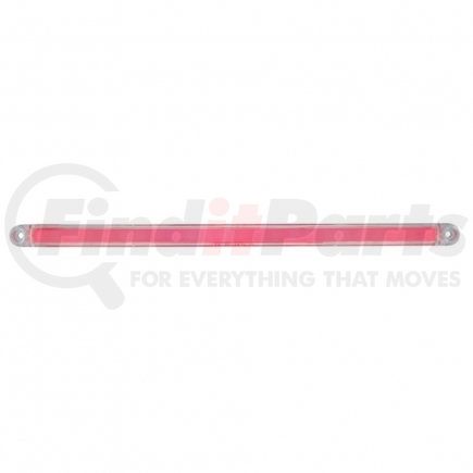 36864B by UNITED PACIFIC - Brake/Tail/Turn Signal Light - 24 LED Dual Function 12" "Glo", Bar Only, Red LED/Clear Lens