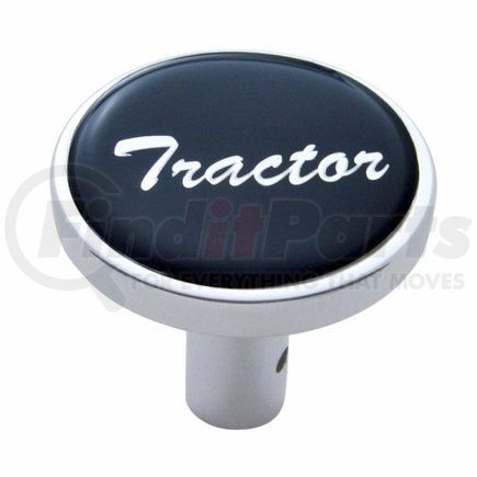 23334 by UNITED PACIFIC - Air Brake Valve Control Knob - "Tractor" Long, Black Glossy Sticker
