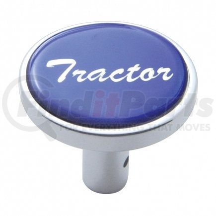 23335 by UNITED PACIFIC - Air Brake Valve Control Knob - "Tractor" Long, Blue Glossy Sticker