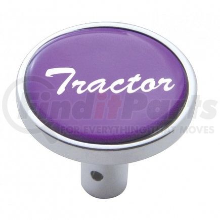 23337 by UNITED PACIFIC - Air Brake Valve Control Knob - "Tractor" Long, Purple Glossy Sticker