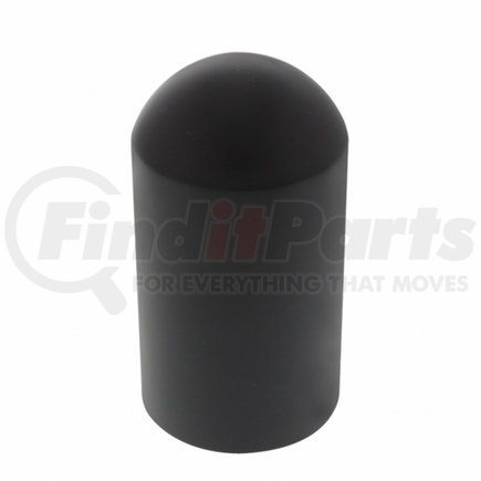 10549B by UNITED PACIFIC - Wheel Lug Nut Cover - 33mm x 3 3/4", Black, Dome, Thread-On