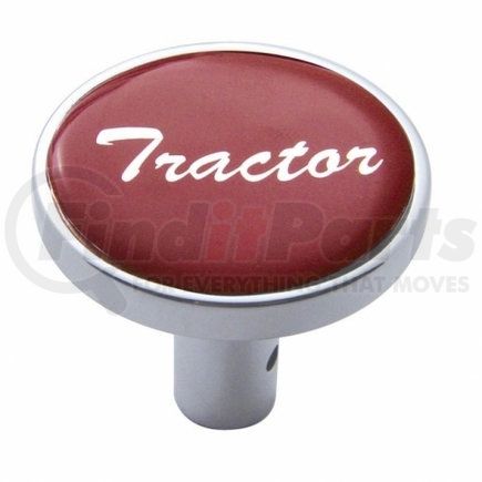 23338 by UNITED PACIFIC - Air Brake Valve Control Knob - "Tractor" Long, Red Glossy Sticker