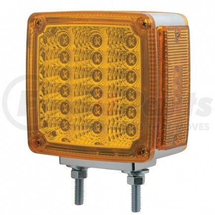 39777B by UNITED PACIFIC - Double Face Turn Signal Light - 39 LED, Amber LED/Amber Lens