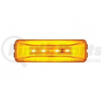 36992 by UNITED PACIFIC - Clearance Light - Rectangular GloLight, 10 LED, Amber LED/Lens