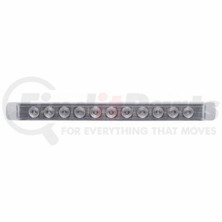38470B by UNITED PACIFIC - Brake/Tail/Turn Signal Light - 11 LED 17", Bar Only, Red LED/Clear Lens