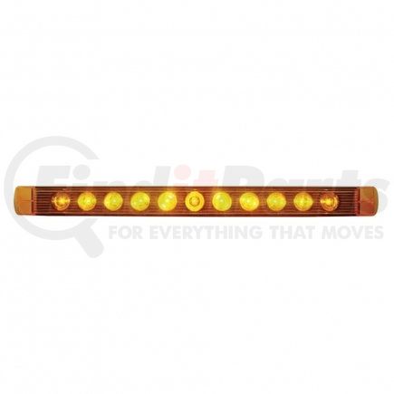 38463 by UNITED PACIFIC - Turn Signal Light - 11 LED, 17" Bar, Amber LED/Lens