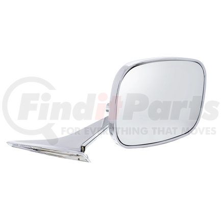 110295 by UNITED PACIFIC - Door Mirror - RH, Rectangular, Exterior, with Convex Mirror Glass, for 1968-1972 Chevy Passenger Car