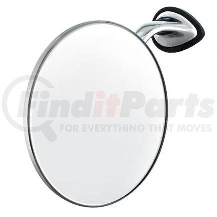 C5058L by UNITED PACIFIC - Side View Mirror - Driver Side, Stainless Steel, British "MG" Car Fender Mirror, with Chrome Die-Cast Mirror Arm