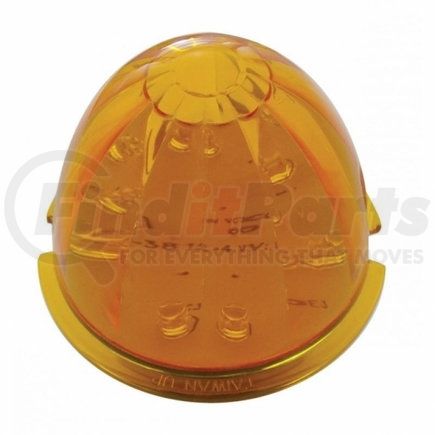 38152 by UNITED PACIFIC - Truck Cab Light - 17 LED Watermelon, Amber LED/Amber Lens