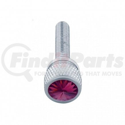 23818B by UNITED PACIFIC - Dash Panel Screw - Bulk, 1-3/16", Long M6, with Purple Crystal, for Kenworth