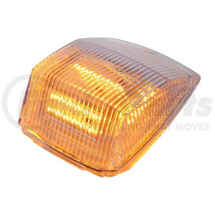 39972 by UNITED PACIFIC - Truck Cab Light - 36 LED, Square, Amber LED/Clear Lens