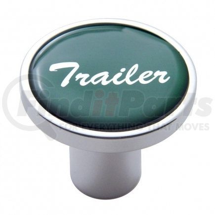 23231 by UNITED PACIFIC - Air Brake Valve Control Knob - "Trailer", Green Glossy Sticker