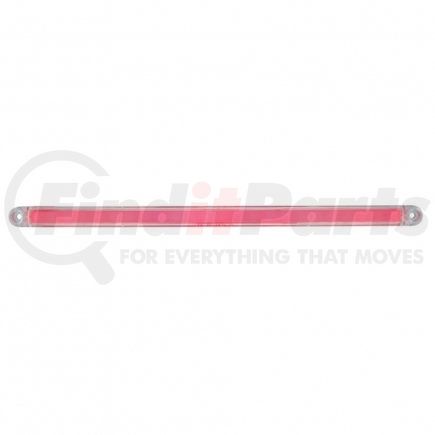 36864 by UNITED PACIFIC - Brake / Tail / Turn Signal Light - Carded, Dual Function 12" GloLight Bar, 24 LED, Red LED/Clear Lens