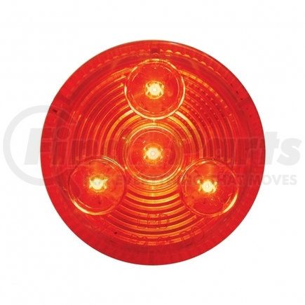 38458B by UNITED PACIFIC - Clearance/Marker Light - Low Profile, Red LED/Red Lens, 2", 4 LED