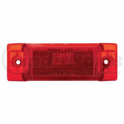 36084 by UNITED PACIFIC - Clearance/Marker Light - Incandescent, Red Lens, Rectangle Design, with Reflex Lens, 1 Bulb