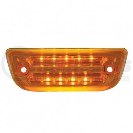 36779 by UNITED PACIFIC - Truck Cab Light - 9 LED Rectangular, Amber LED/Amber Lens, for Peterbilt 579/Kenworth T680/T770/T880