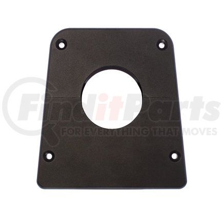 110777 by UNITED PACIFIC - Steering Column Cover - Black, Anodized Billet, Aluminum for 1966-1977 Ford Bronco