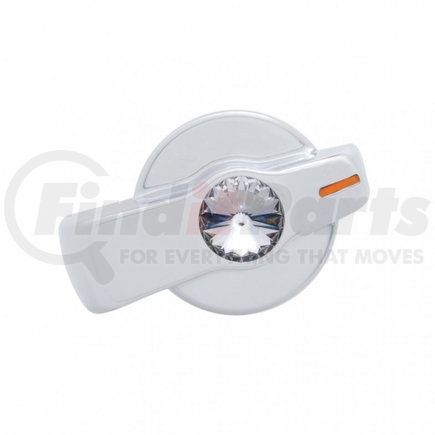 42024 by UNITED PACIFIC - A/C Control Knob - "Signature", Newer Model, with Clear Diamond, for Freightliner