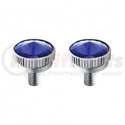 21759 by UNITED PACIFIC - Decorative Body Accessory - C.B. Mounting Bolt, 5mm, with Blue Diamond