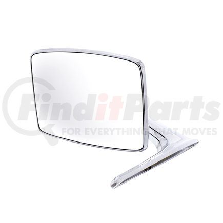 110735 by UNITED PACIFIC - Door Mirror - Driver Side, Chrome, for Ford Bronco 1966-1977 and Truck 1967-1979