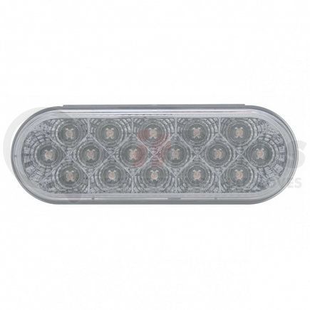 39342 by UNITED PACIFIC - Turn Signal Light - 16 LED Oval Reflector, Amber LED/Clear Lens