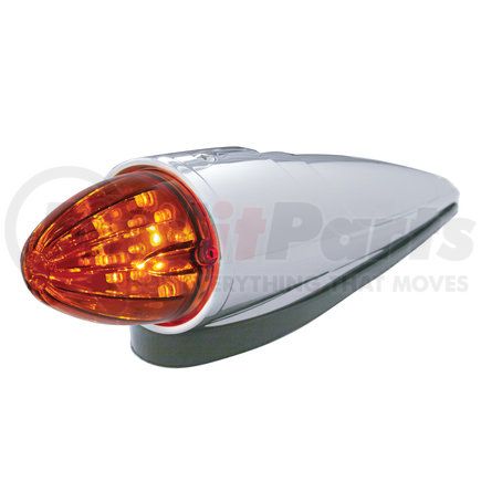 37307 by UNITED PACIFIC - Truck Cab Light - 19 LED, Watermelon Grakon 1000 Style, Amber LED/Dark Amber Lens