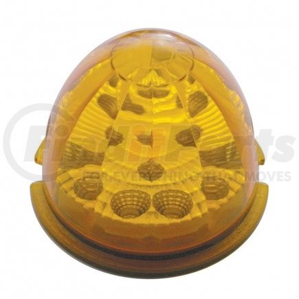 39349 by UNITED PACIFIC - Truck Cab Light - 17 LED Reflector Watermelon, Amber LED/Amber Lens