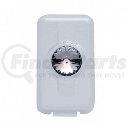 41608 by UNITED PACIFIC - Dash Switch Cover - Switch Plug Cover, with Smoke Diamond, for Volvo