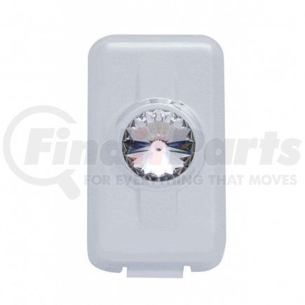 41604 by UNITED PACIFIC - Dash Switch Cover - Switch Plug Cover, with Clear Diamond, for Volvo
